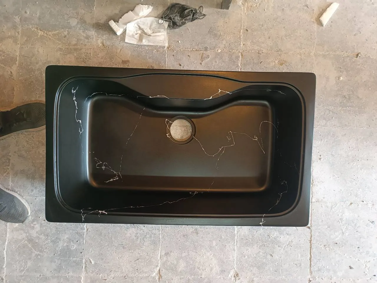 سینک گرانیتی توکار تک لگن 85*50 مدل لومرا