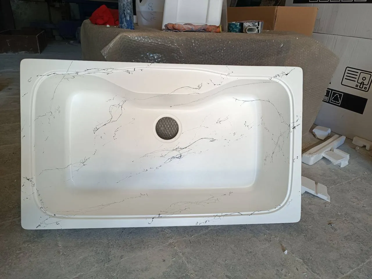 سینک گرانیتی توکار تک لگن 85*50 مدل لومرا